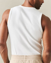 Men's Rib Tank - White