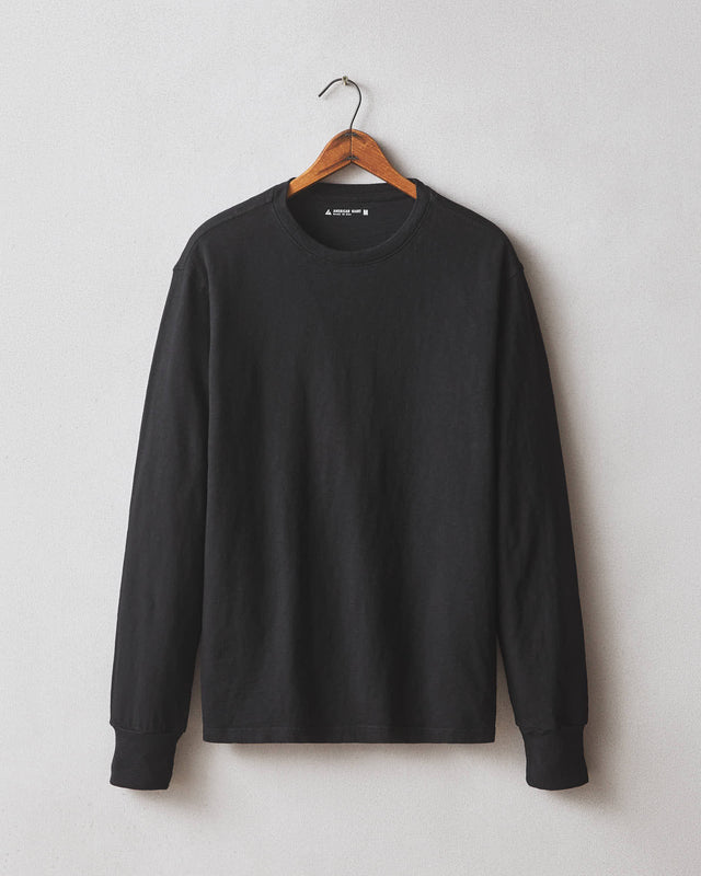 Men S Premium Slub Crew Tee Long Sleeve