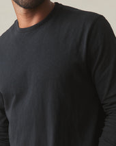 Men S Premium Slub Crew Tee Long Sleeve