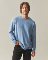 Men S Premium Slub Crew Tee Long Sleeve Infinity
