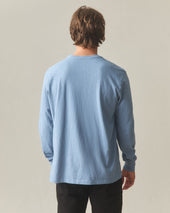 Men S Premium Slub Crew Tee Long Sleeve Infinity