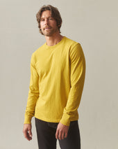 Men S Premium Slub Crew Tee Long Sleeve Arrowwood