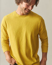Men S Premium Slub Crew Tee Long Sleeve Arrowwood