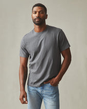 Men S Premium Slub Crew Tee Iron