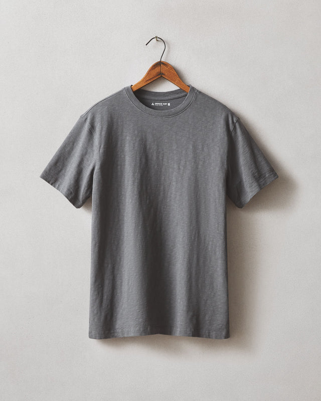 Men S Premium Slub Crew Tee Iron