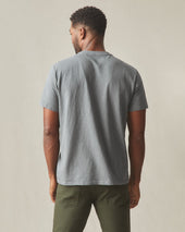 Men S Premium Slub Crew Tee Lava