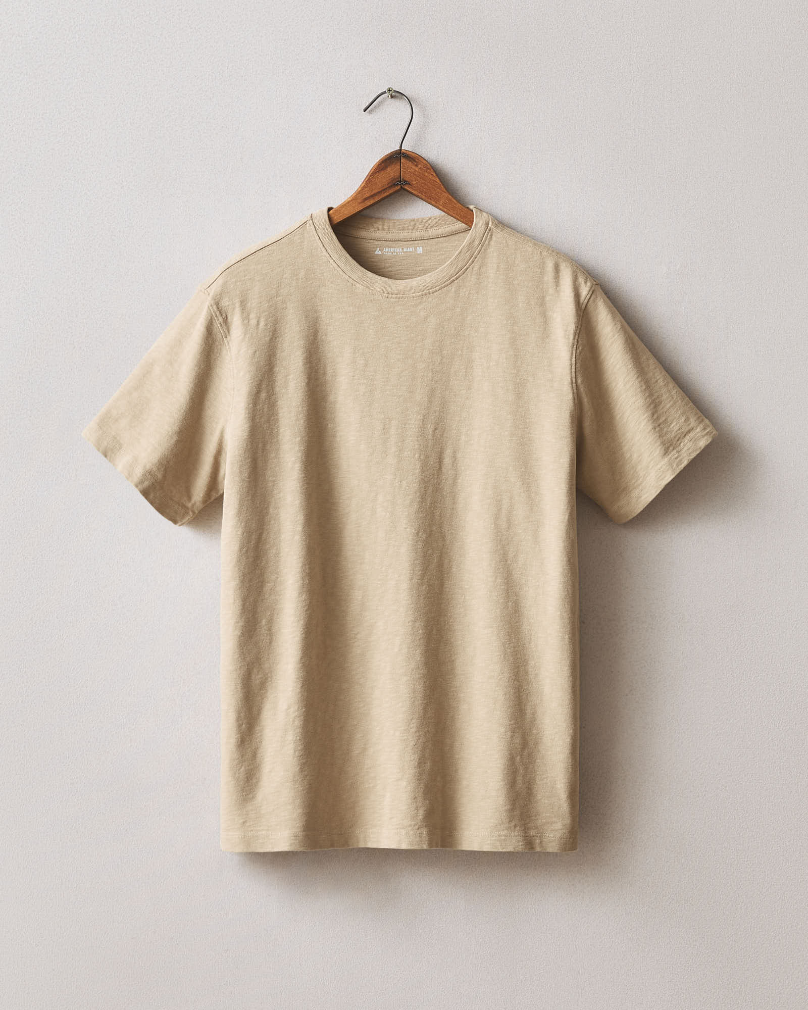 Men S Premium Slub Crew Tee Lemon Pepper