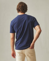 Men's Premium Slub Crew Tee - Navy