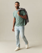 Men S Premium Slub Crew Tee Dark