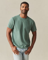 Men S Premium Slub Crew Tee Dark