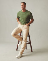 Men S Premium Slub Crew Tee Rifle Green