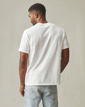 Men S Premium Slub V Neck Tee Bone