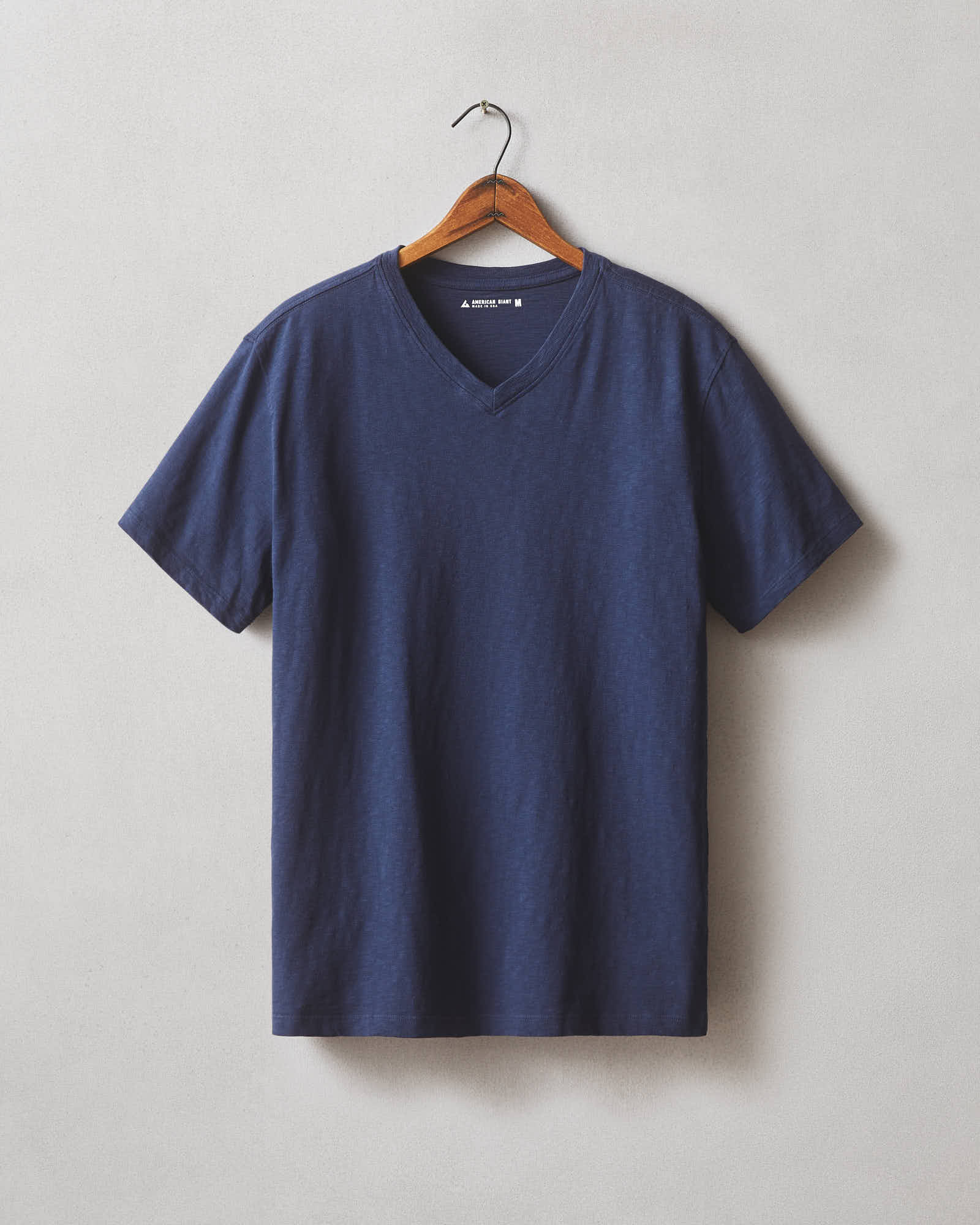 Men S Premium Slub V Neck Tee