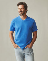Men S Premium Slub V Neck Tee Strong