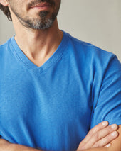 Men S Premium Slub V Neck Tee Strong