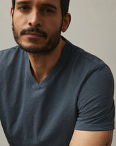 Men S Premium Slub V Neck Tee Vintage