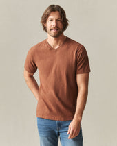 Men S Premium Slub V Neck Tee Cambridge