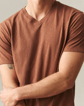 Men S Premium Slub V Neck Tee Cambridge
