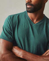 Men S Premium Slub V Neck Tee Jasper