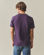 Men S Premium Slub V Neck Tee Shadow Purple