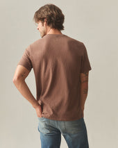 Men S Premium Slub V Neck Tee Soft Silt