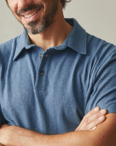 Men S Premium Slub Polo Dark