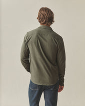Men's Premium Slub Button Up Long Sleeve - Loden