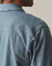 Men S Premium Slub Button Up Long Sleeve Stormy Weather