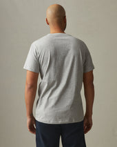 Men S Classic Cotton V Neck Tee Athletic Heather
