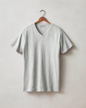Men S Classic Cotton V Neck Tee Athletic Heather