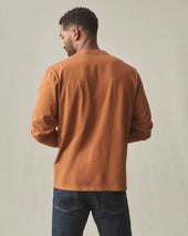 Men S Long Sleeve Pocket Tee Tortoise Shell