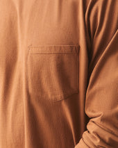 Men S Long Sleeve Pocket Tee Tortoise Shell