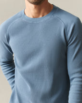 Men S Thermal Long Sleeve Crew Tee Bluefin