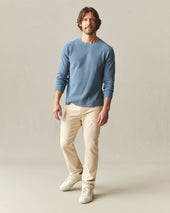 Men S Thermal Long Sleeve Crew Tee Bluefin