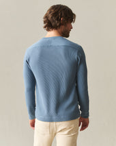 Men S Thermal Long Sleeve Crew Tee Bluefin