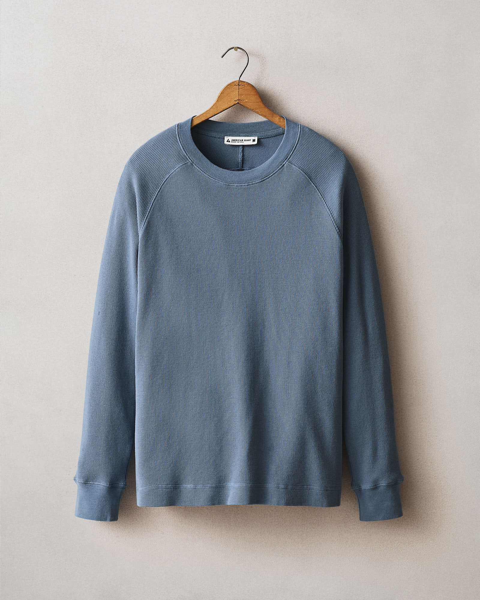 Men S Thermal Long Sleeve Crew Tee Bluefin