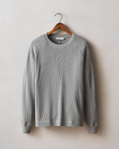 Men S Thermal Long Sleeve Crew Tee Sharkskin