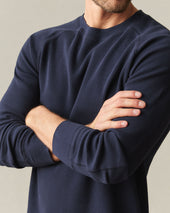 Men's Thermal Long Sleeve Crew Tee - True Navy