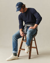 Men S Thermal Long Sleeve Crew Tee True