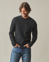 Men S Waffle Pocket Long Sleeve
