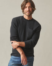 Men S Waffle Pocket Long Sleeve