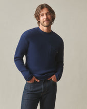 Men S Waffle Pocket Long Sleeve Pageant