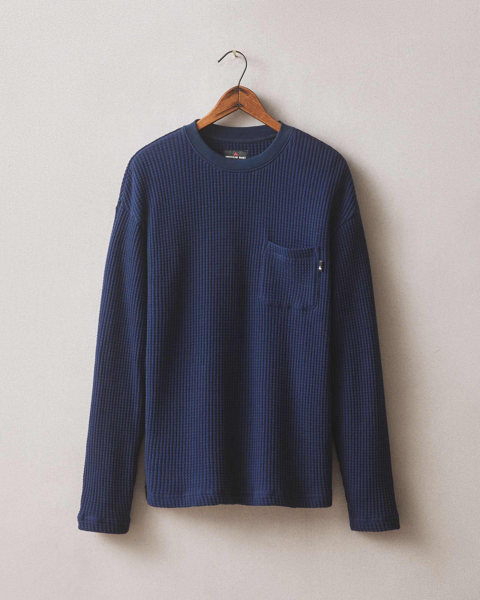 Men S Waffle Pocket Long Sleeve Pageant