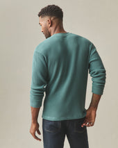 Men S Waffle Pocket Long Sleeve Pine