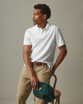Men's Standard Polo - White