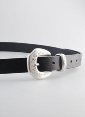 M2438 | Western Leather Belt | Black