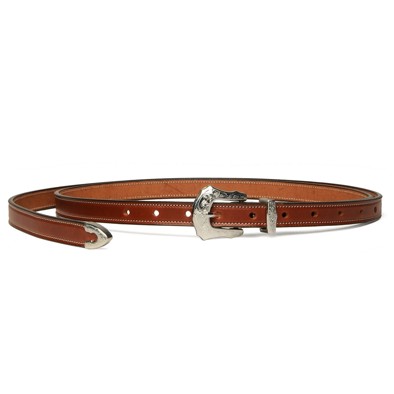Extra Long Leather Belt With 3pc Buckle Set Oakbark