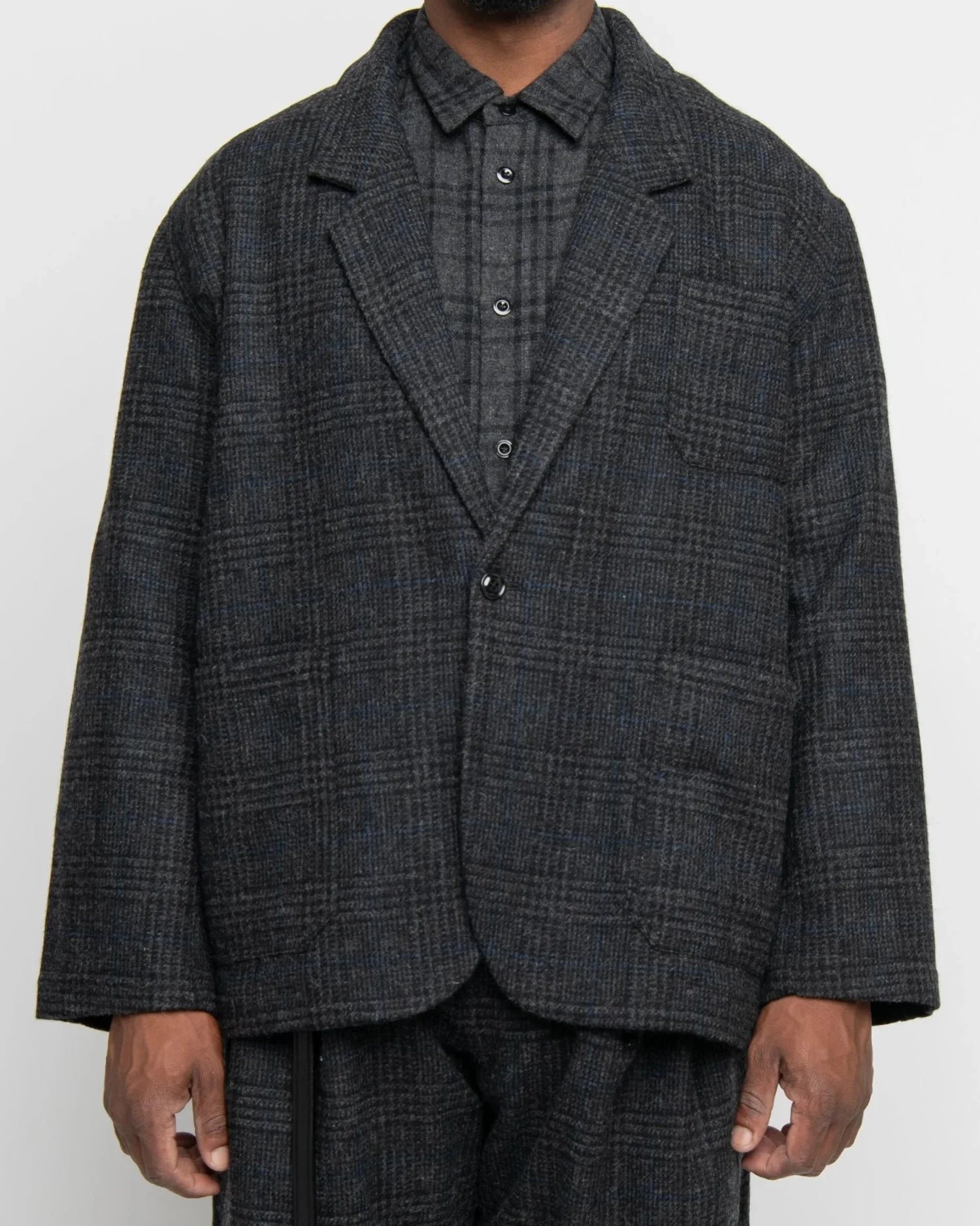 Italian Drop Lapel - Wool Plaid — MONITALY