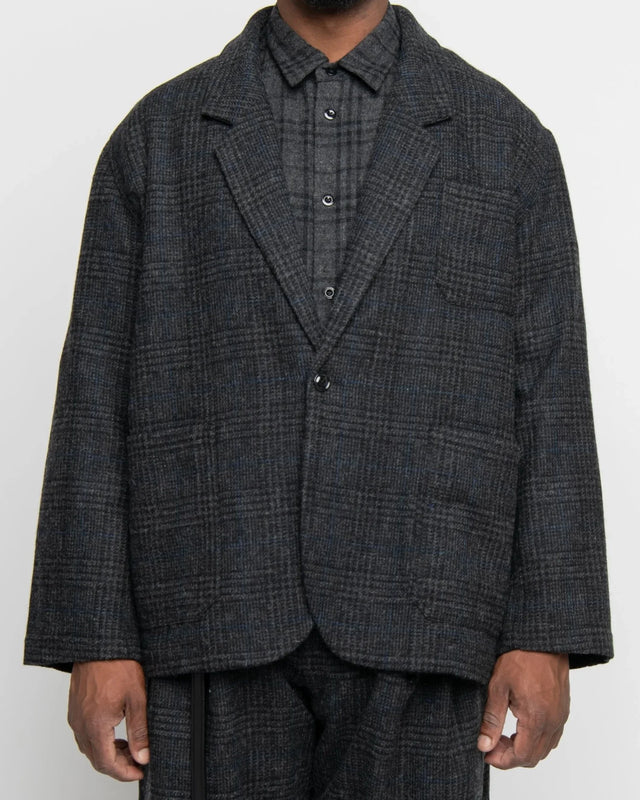 Italian Drop Lapel - Wool Plaid — MONITALY