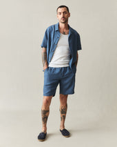 Men S Linen Shorts Ensign